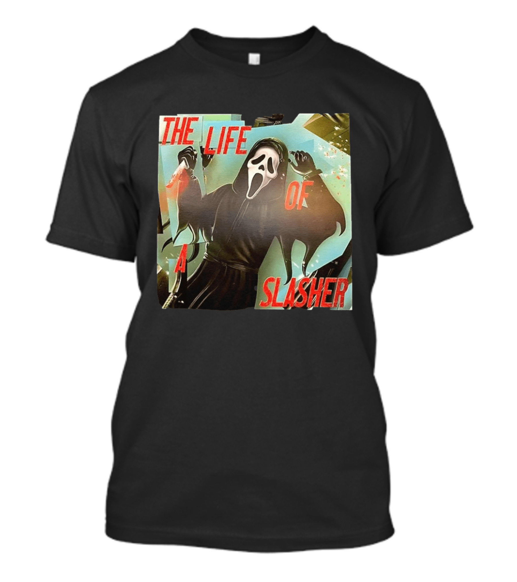 The Life Of A Slasher Ghostface Scream T-Shirt