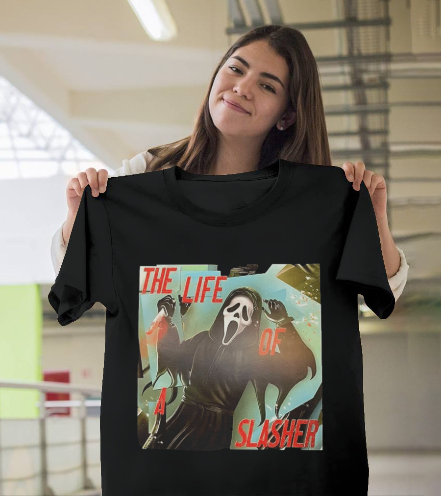 The Life Of A Slasher Ghostface Scream T-Shirt