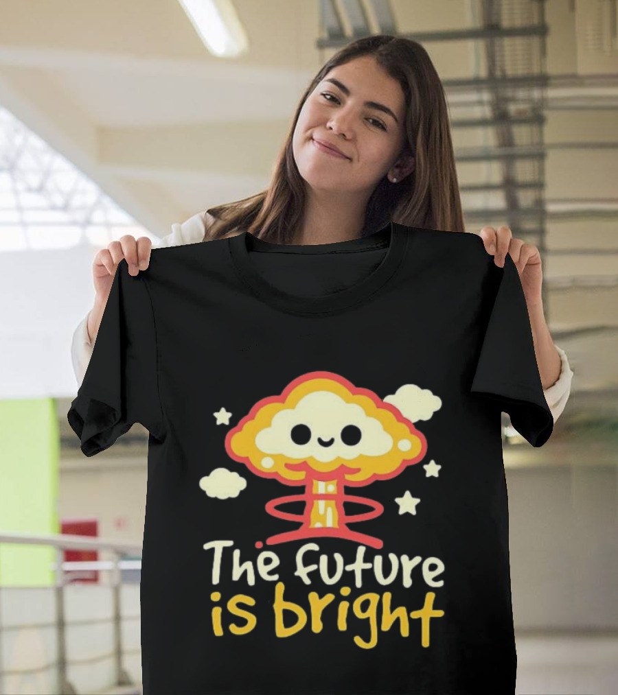 The Future Is Bright Cloud And Stars T-Shirt
