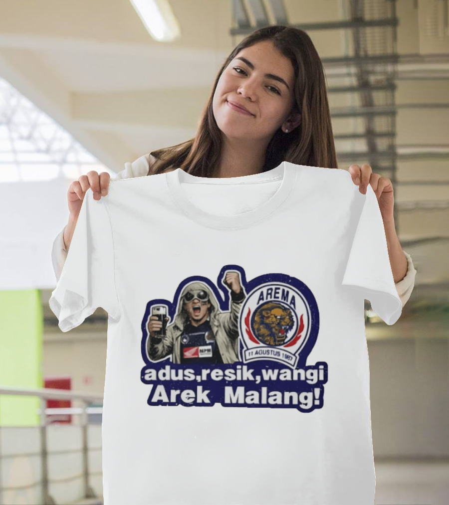 Arema August 11 1987 Adus Resik Wangi Arek Malang Football Fan Celebration T-Shirt