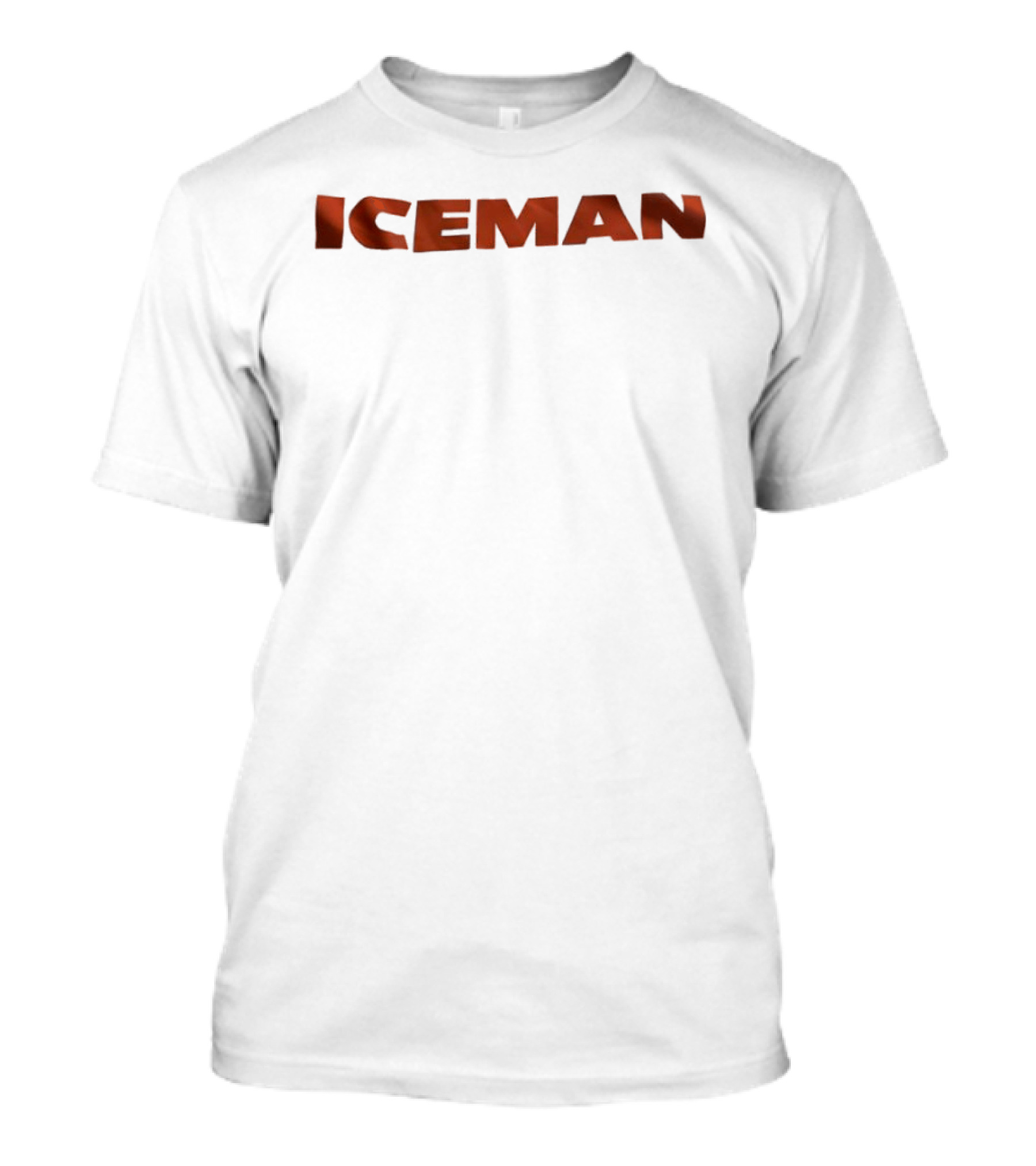 Iceman Quarterback Bold Lettering T-Shirt