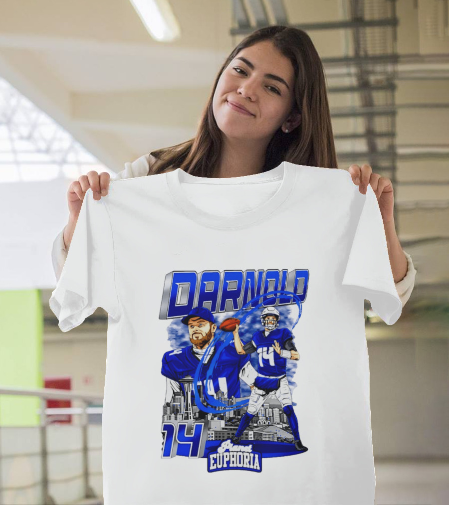 Darnold 14 Seattle Skyline Brand Euphoria T-Shirt