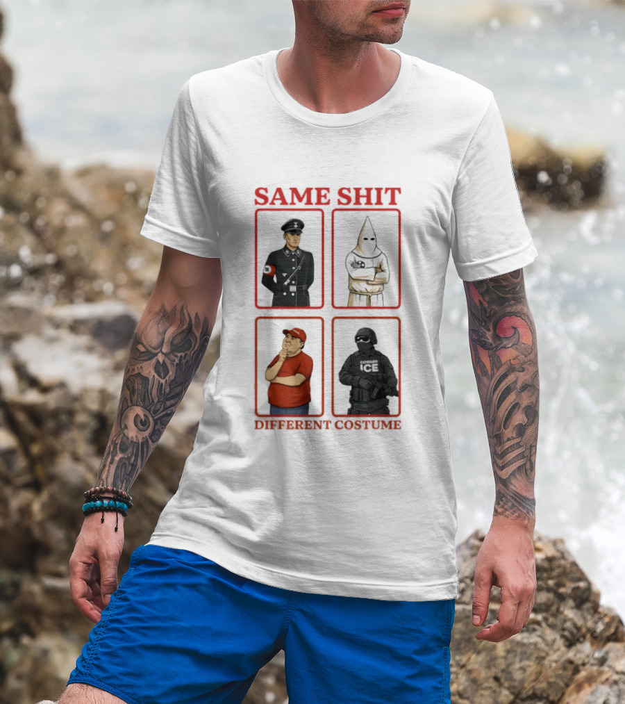 Same Shit Different Costume Anti Coward Ice T-Shirt