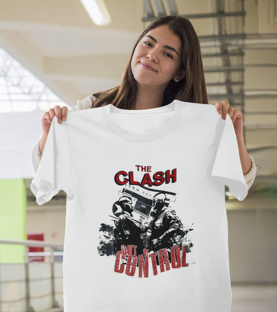 The Clash Out Of Control Riot Scene T-Shirt