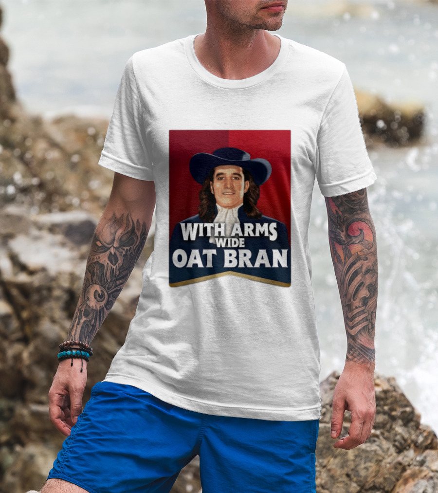 With Arms Wide Oat Bran Quaker T-Shirt