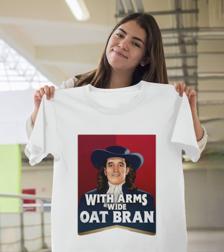 With Arms Wide Oat Bran Quaker T-Shirt