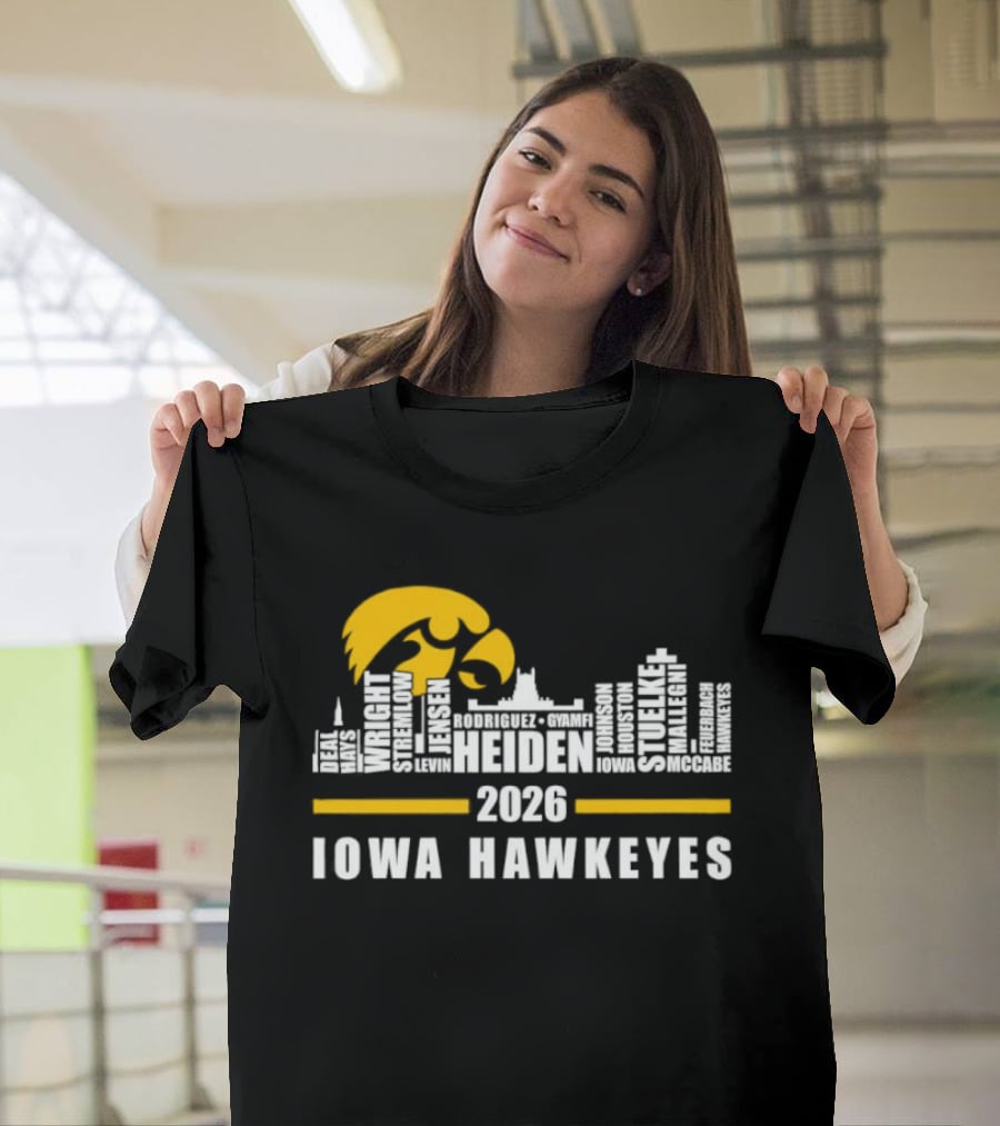 Iowa Hawkeyes 2026 Heiden Skyline T-Shirt