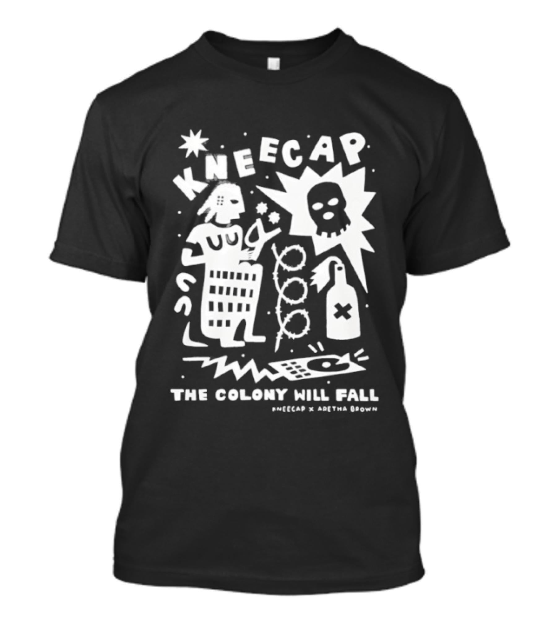 Kneecap The Colony Will Fall Aretha Brown T-Shirt