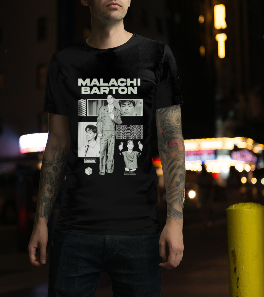 Malachi Barton 2025 Descendants Zombies Worlds Collide Tour Disney T-Shirt