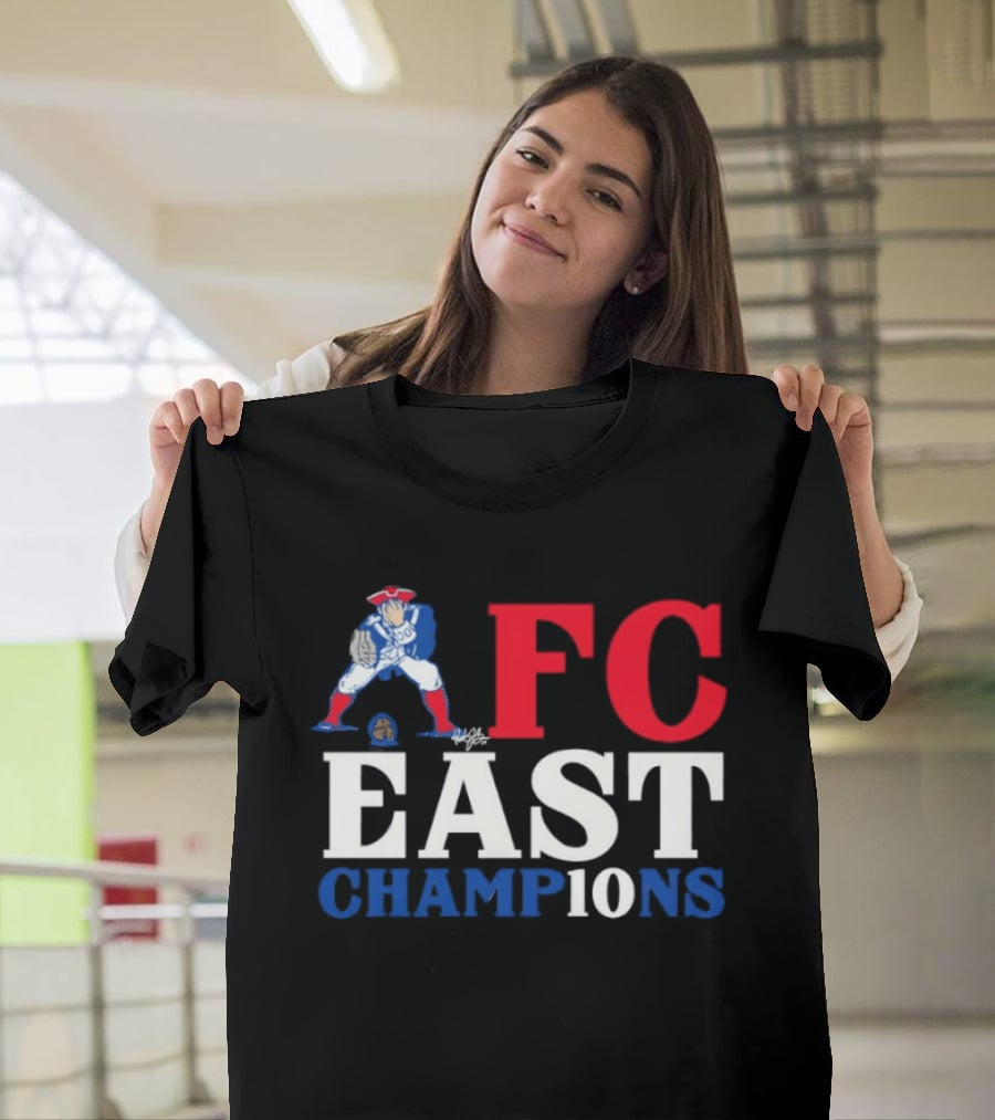 New England Patriots FC East Champions Champ10ns T-Shirt