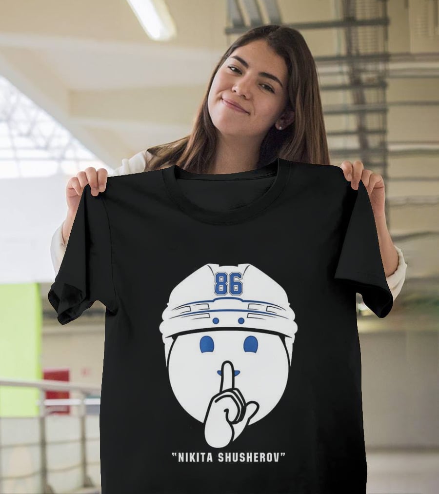 Nikita Kucherov 86 Tampa Bay Lightning Shhh Celly T-Shirt