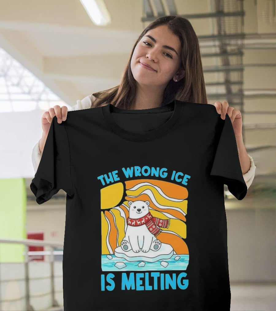 The Wrong Ice Is Melting Polar Bear Abolish ICE T-Shirt