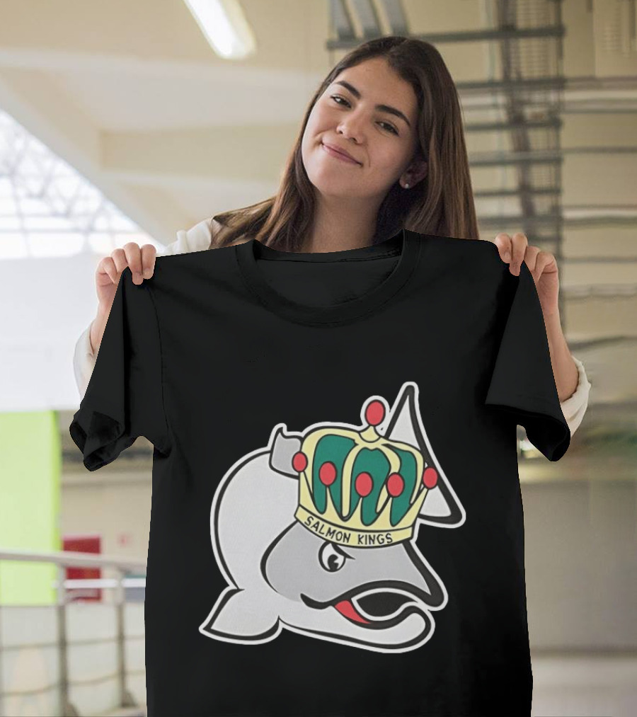 Salmon Kings Crowned Fish Victoria Royals T-Shirt