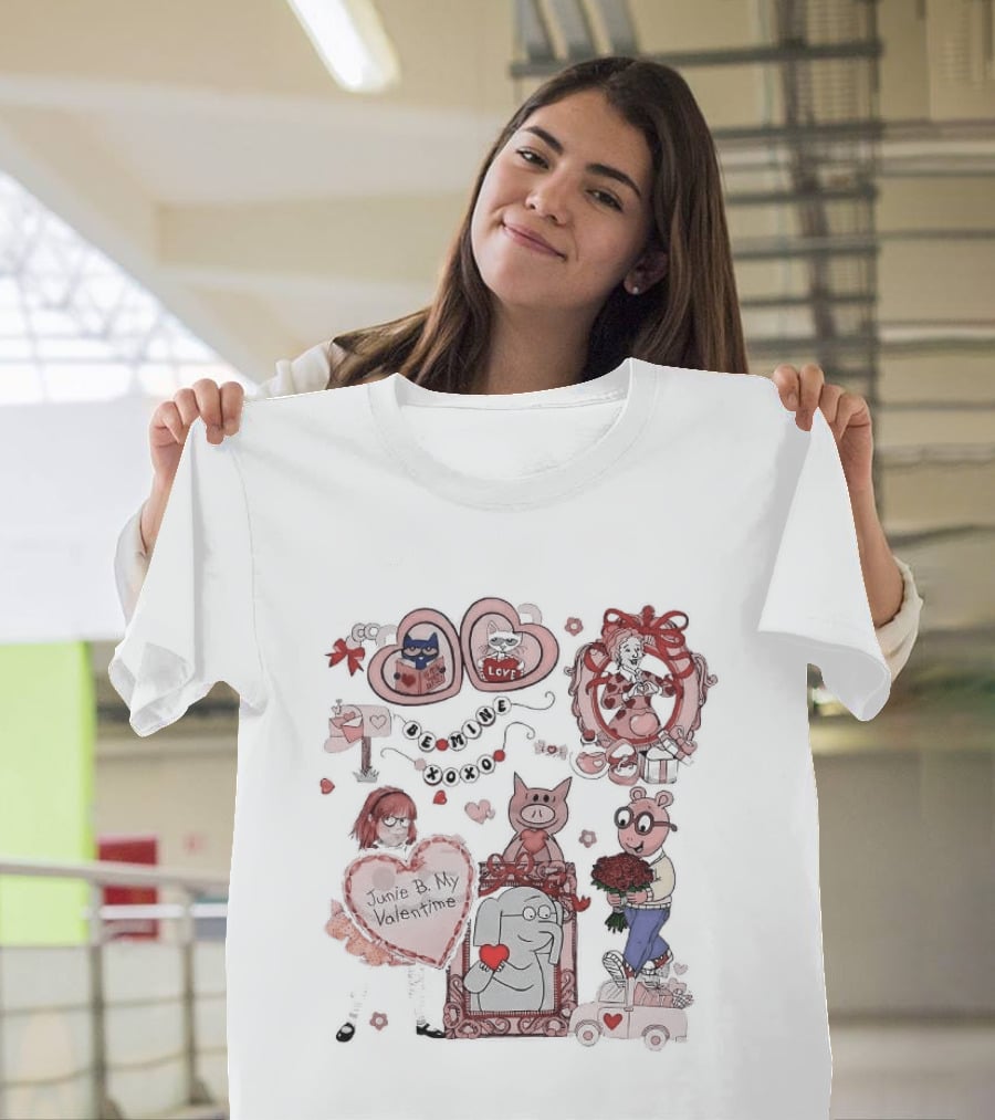 Be Mine XOXO Junie B. Valentine My Valentine Book Club T-Shirt