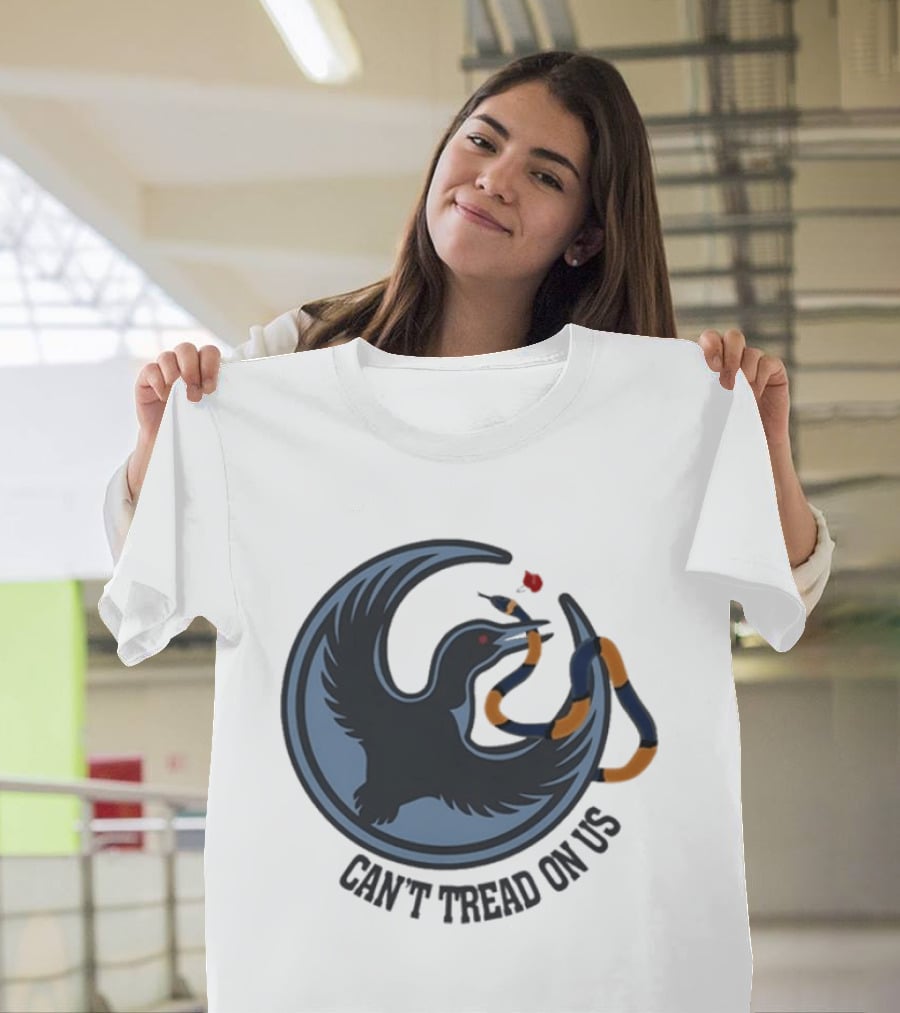 Minnesota Rebel Alliance Can't Tread On Us Bird And Serpent T-Shirt