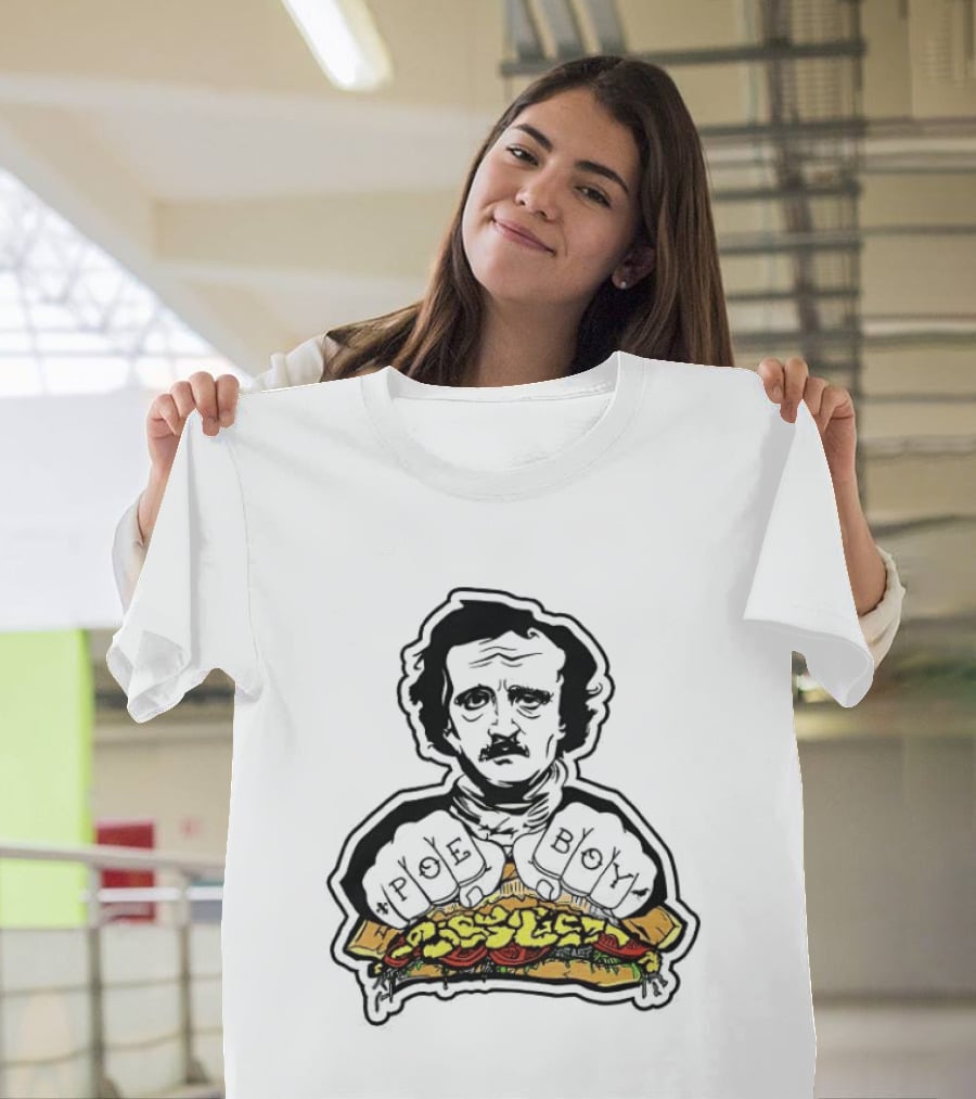 Edgar Allan Poe Poe Boy Sandwich T-Shirt