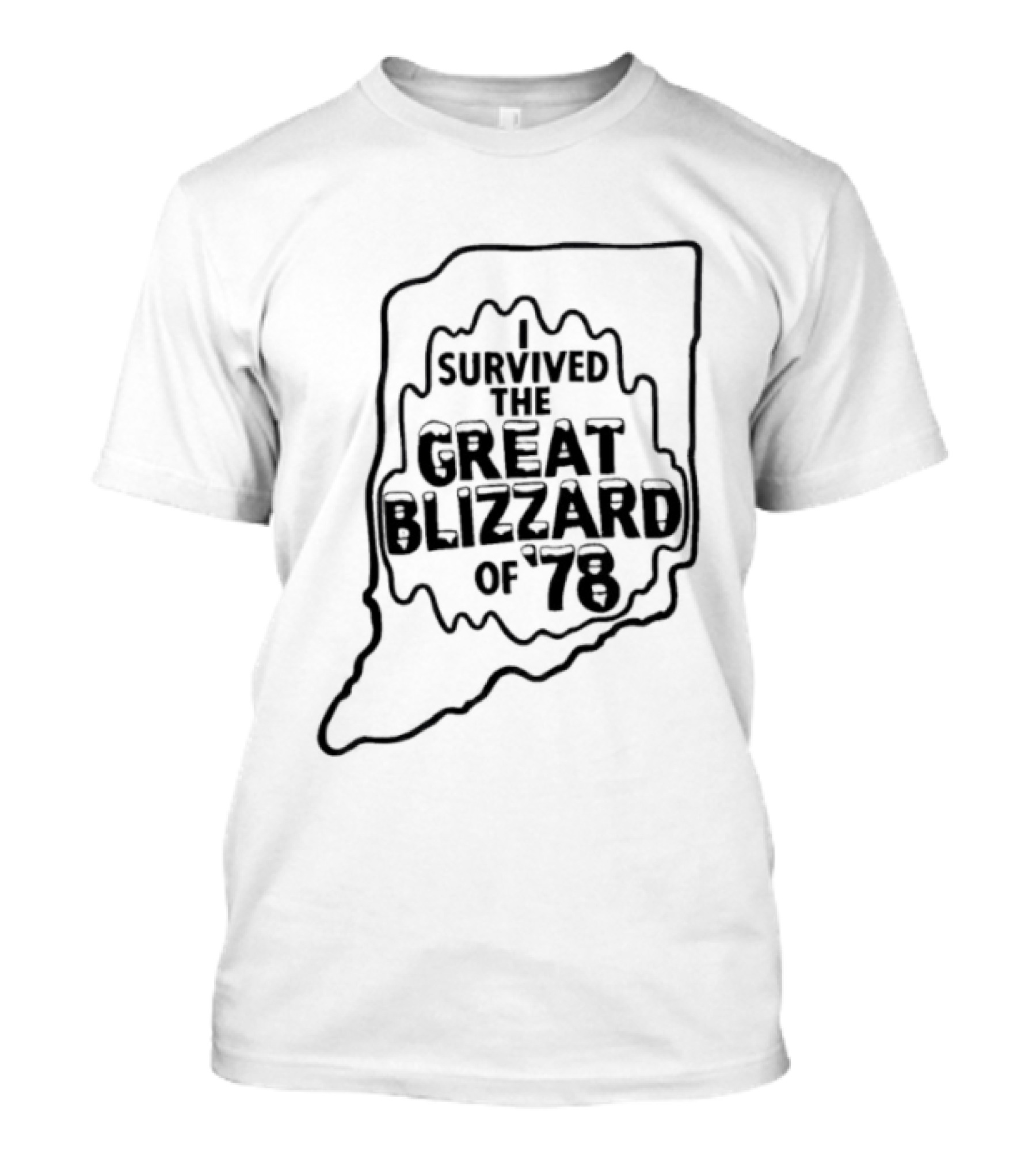 I Survived The Great Blizzard Of '78 Indiana T-Shirt