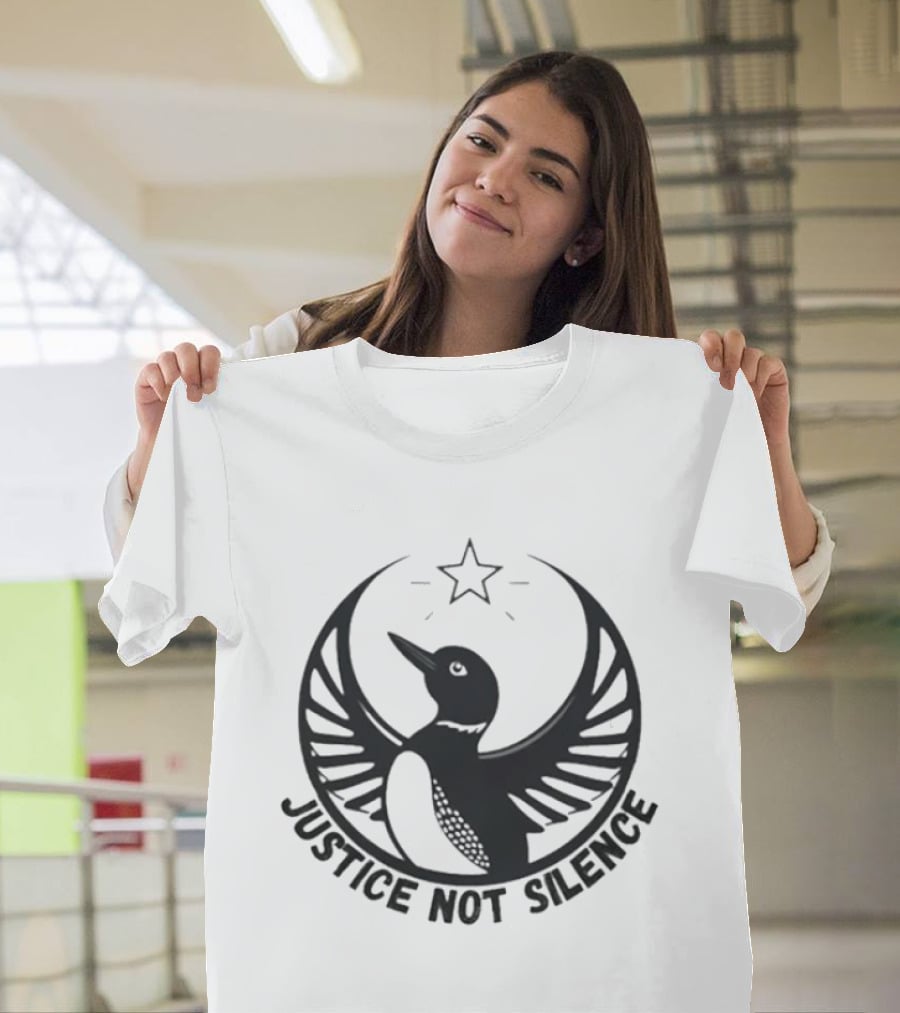 Justice Not Silence Minnesota Rebel Alliance Star Bird T-Shirt