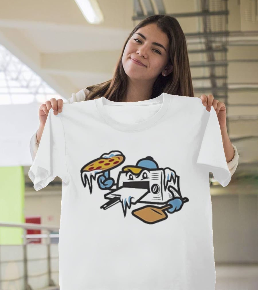 Wisconsin Timber Rattlers Frozen Pizzas 2026 Night Mascot Pizza Oven T-Shirt