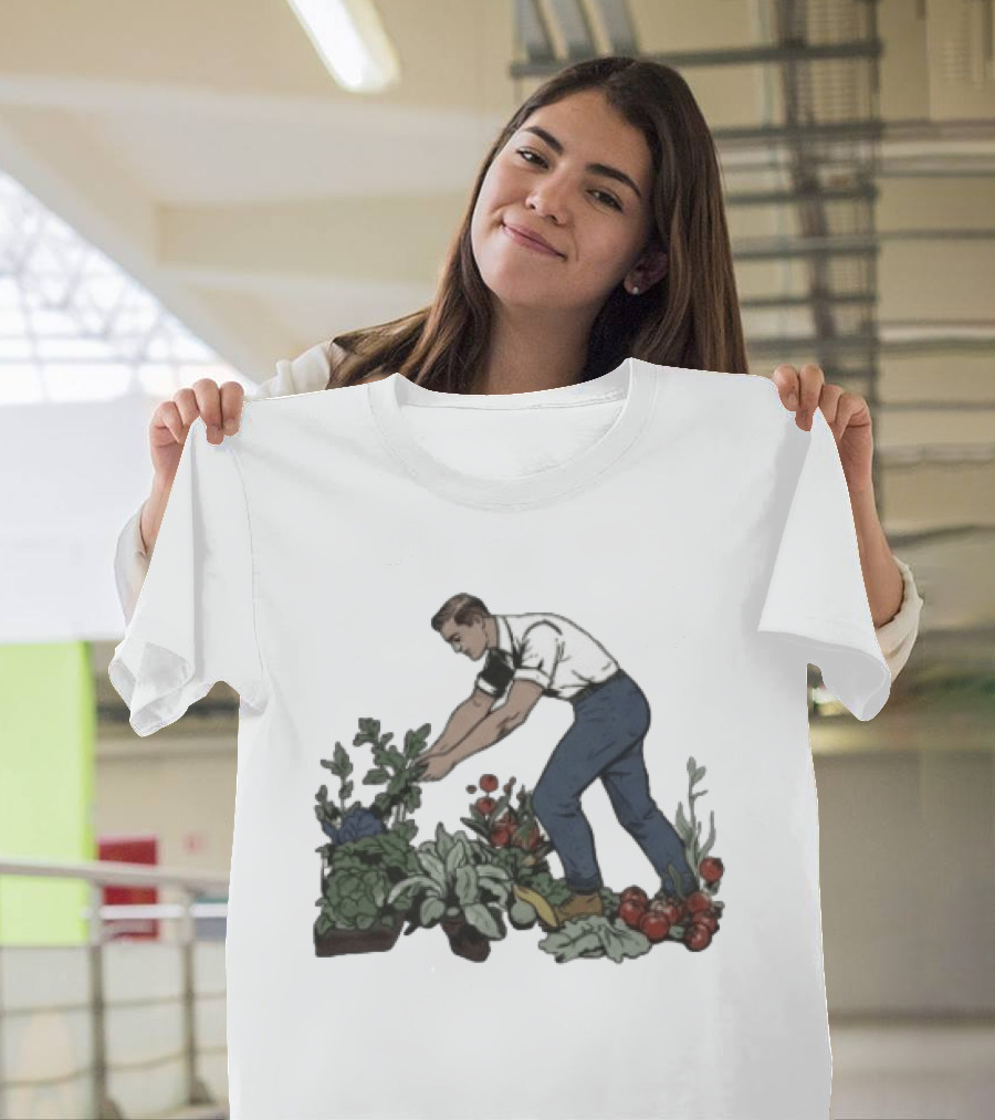 Alexander Skarsgard Gardening Vegetables Scene SNL T-Shirt