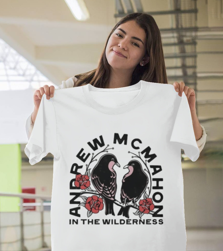 Andrew McMahon In The Wilderness Love Birds Roses T-Shirt