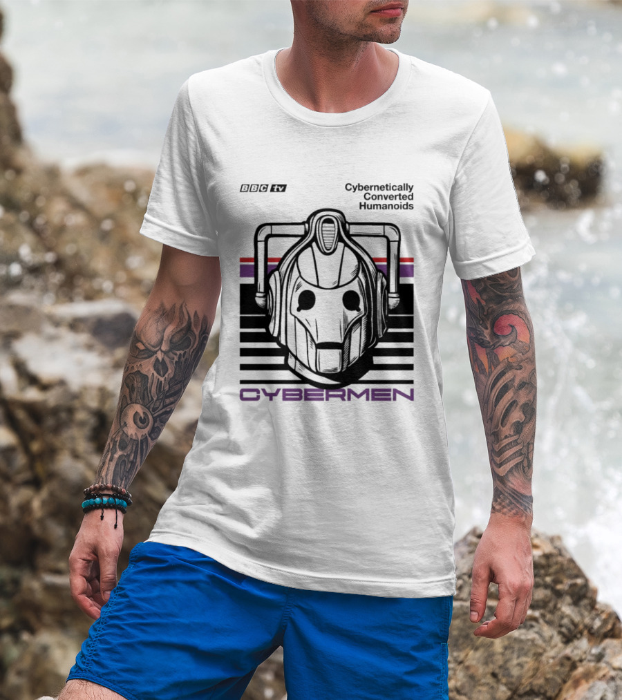 BBC TV Cybermen Cybernetically Converted Humanoids T-Shirt