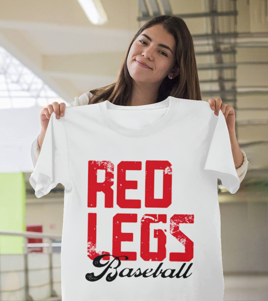 Redlegs OKI Baseball Red Stacked T-Shirt