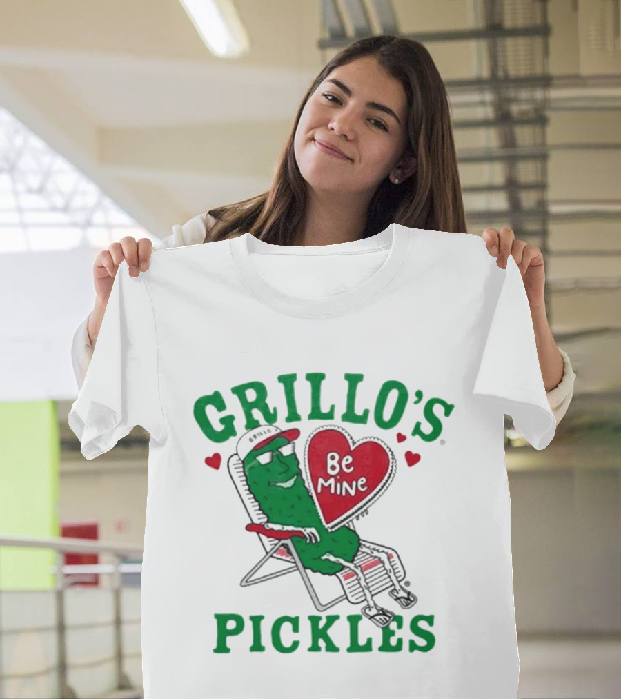 Grillo's Pickles Be Mine Valentine T-Shirt