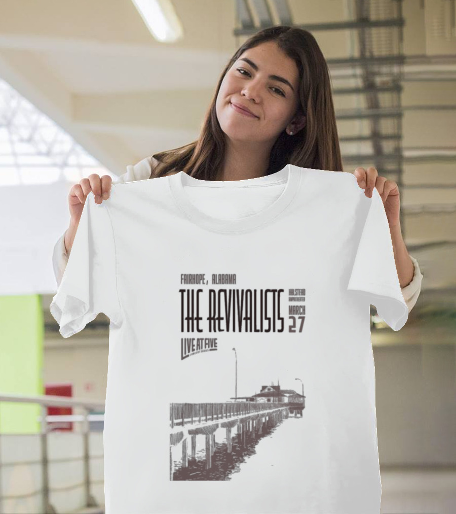 The Revivalists March 27 2026 Fairhope Alabama Steamboat T-Shirt