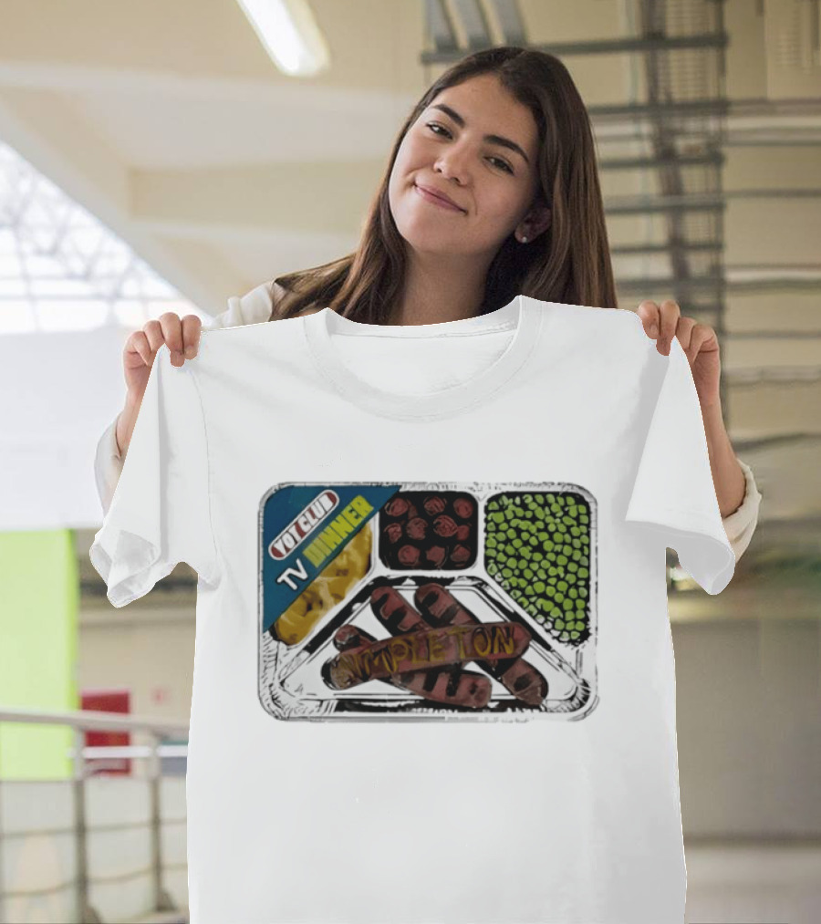 Yot Club TV Dinner Simpleton Retro Tray T-Shirt