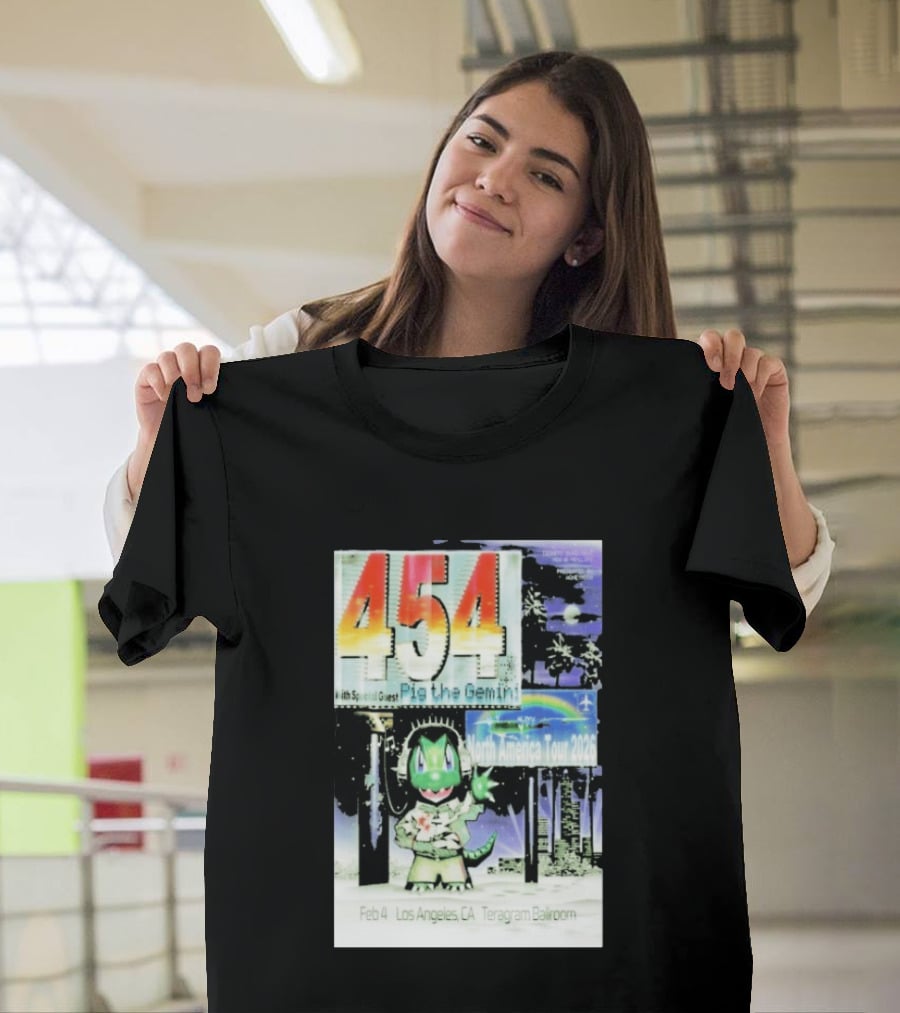 454 Pig The Gemini North America Tour 2026 Los Angeles Teragram Ballroom Feb 4 T-Shirt