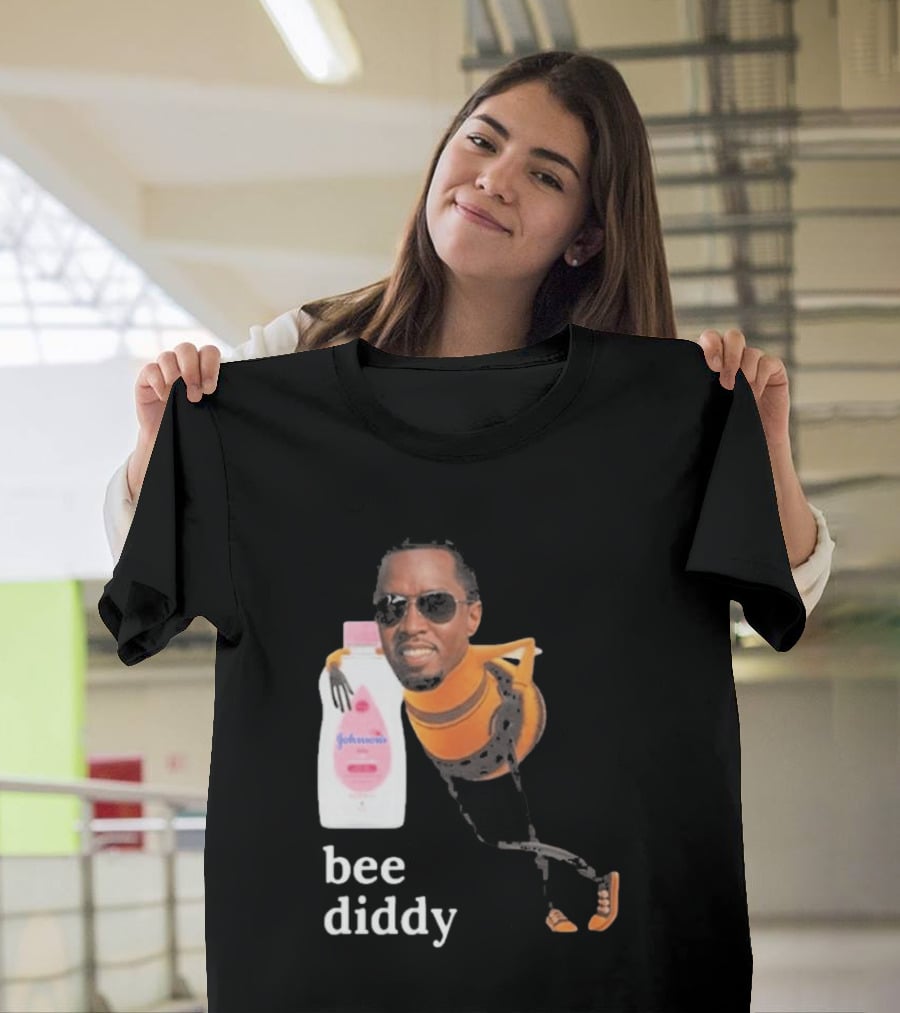 Bee Diddy Sean Combs Baby Oil Johnson's T-Shirt
