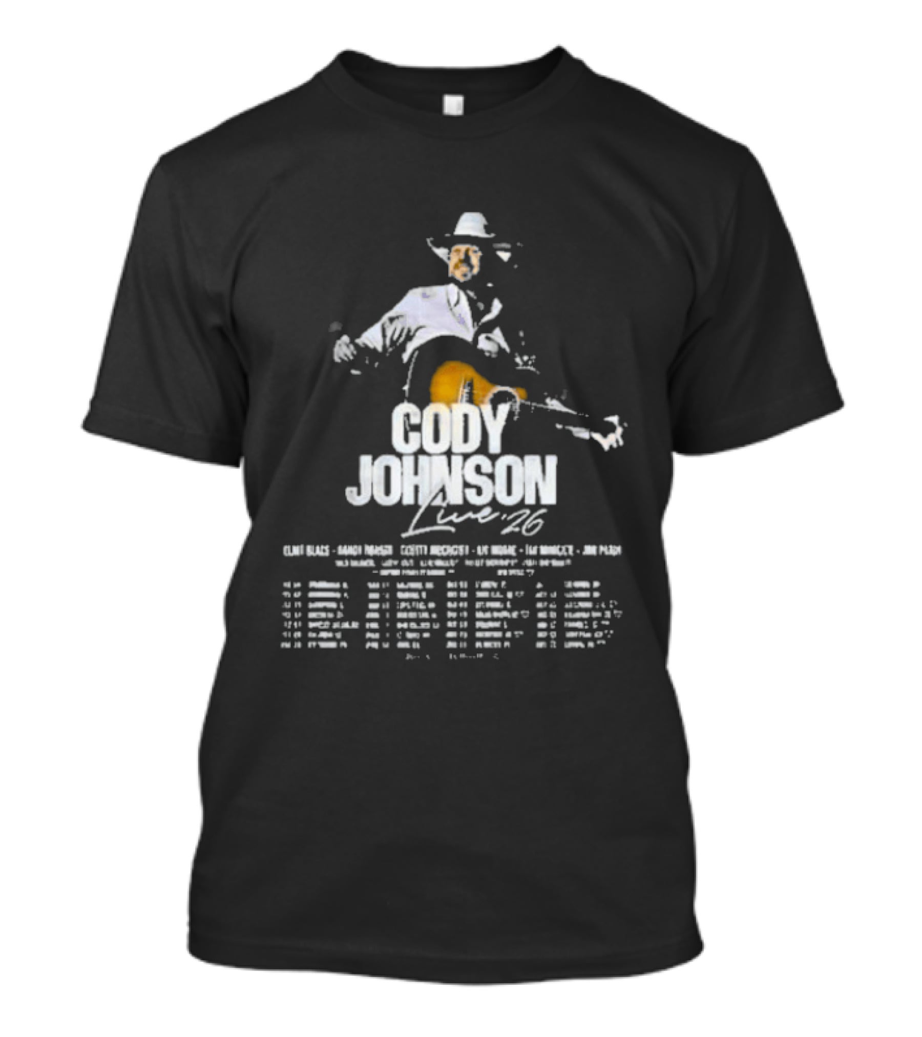 Cody Johnson 2026 Tour CMA Vocalist Dates February To September T-Shirt