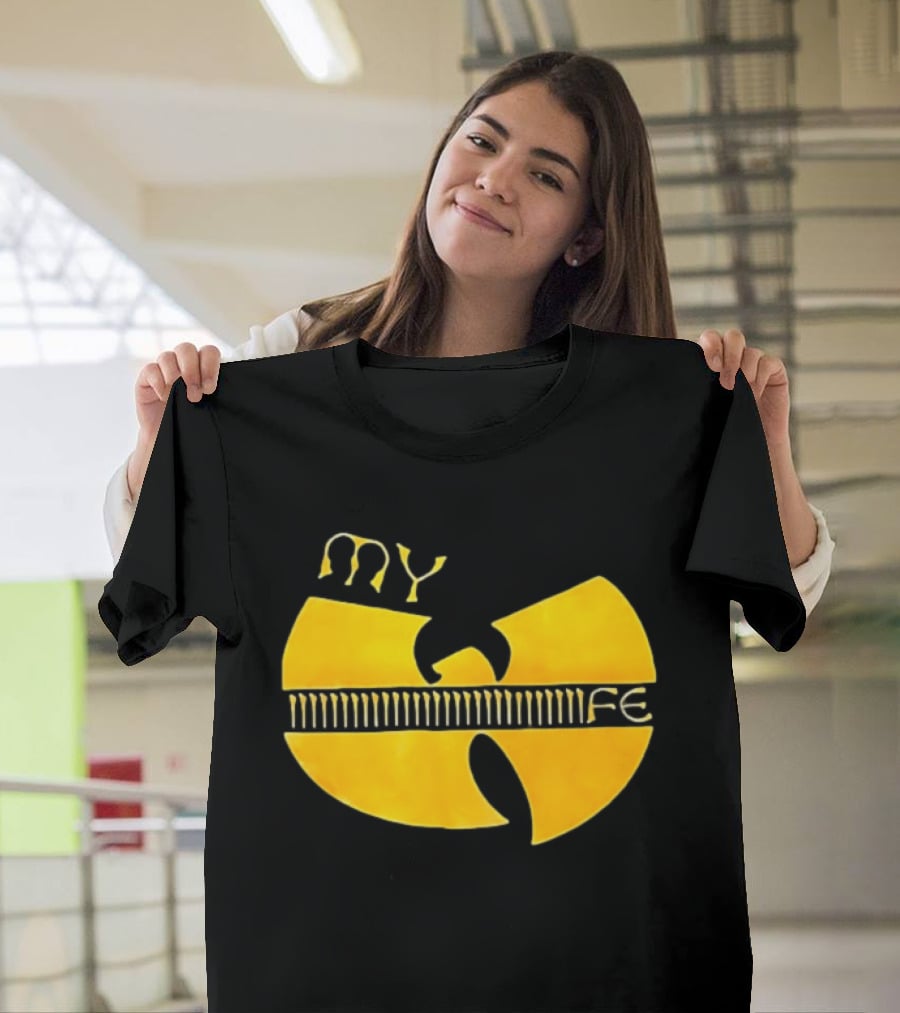 Yellow Wu Tang Clan My Life Symbolic Tribute Collaboration T-Shirt
