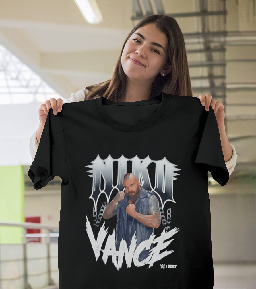 Niko Vance WWE NXT Spikes Chains Tattoo T-Shirt