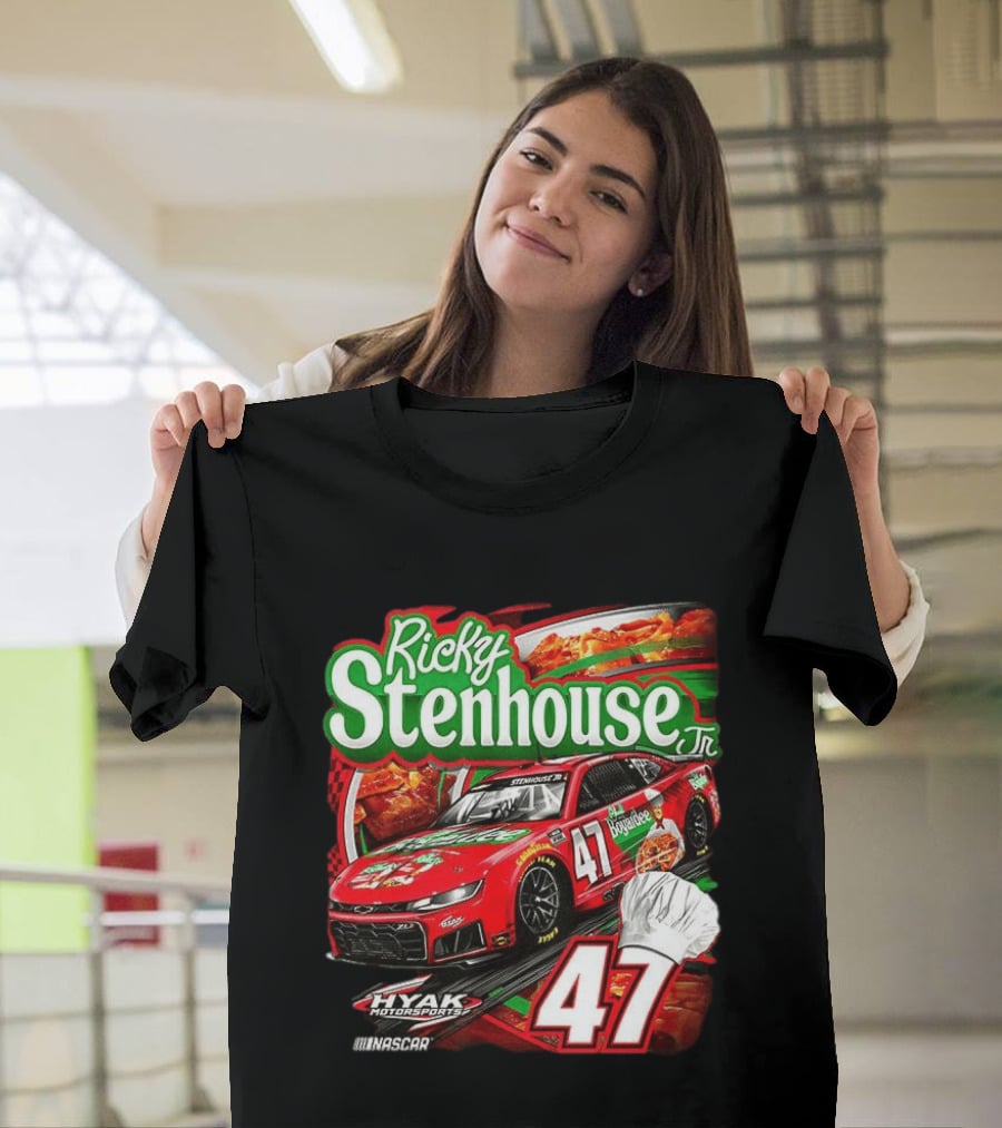 Ricky Stenhouse Jr NASCAR 47 Hyak Motorsports Racing Car T-Shirt