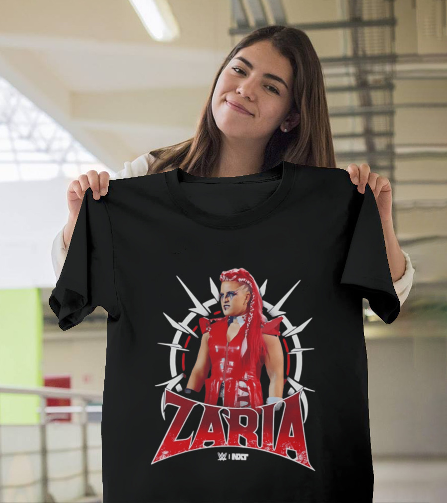 Zaria WWE NXT Red Spikes Ensemble T-Shirt