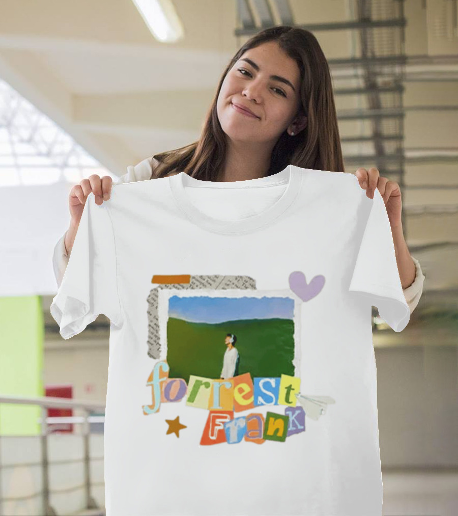 Forrest Frank Collage Style Pastel Colors With Nature T-Shirt