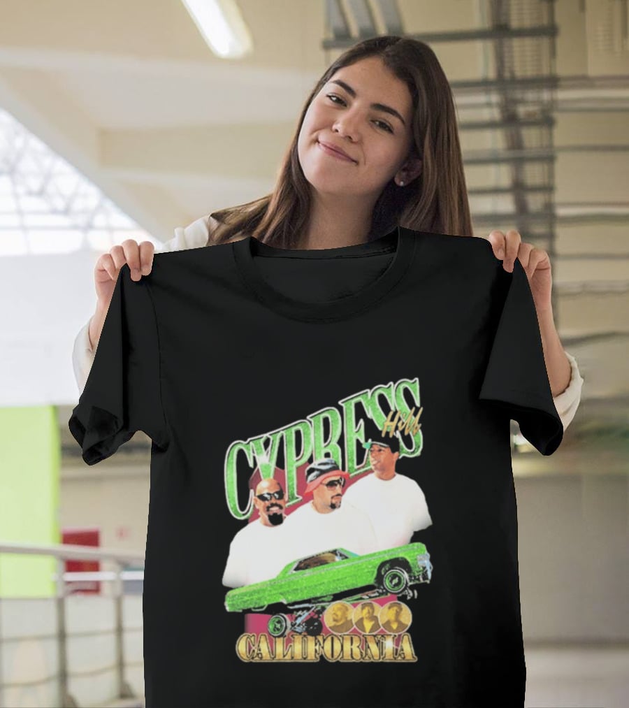 Cypress Hill California Lowrider Urban Style Hip Hop T-Shirt