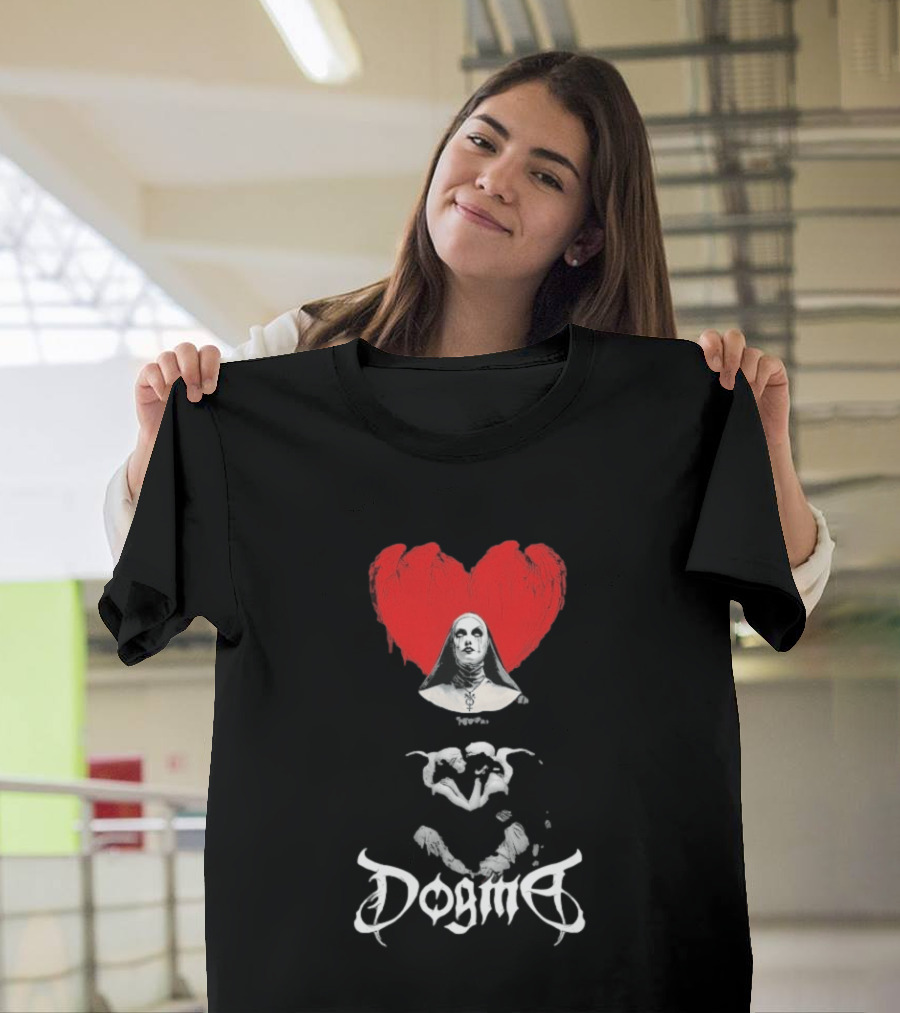 Dogma Nun Heart Valentine's Day T-Shirt