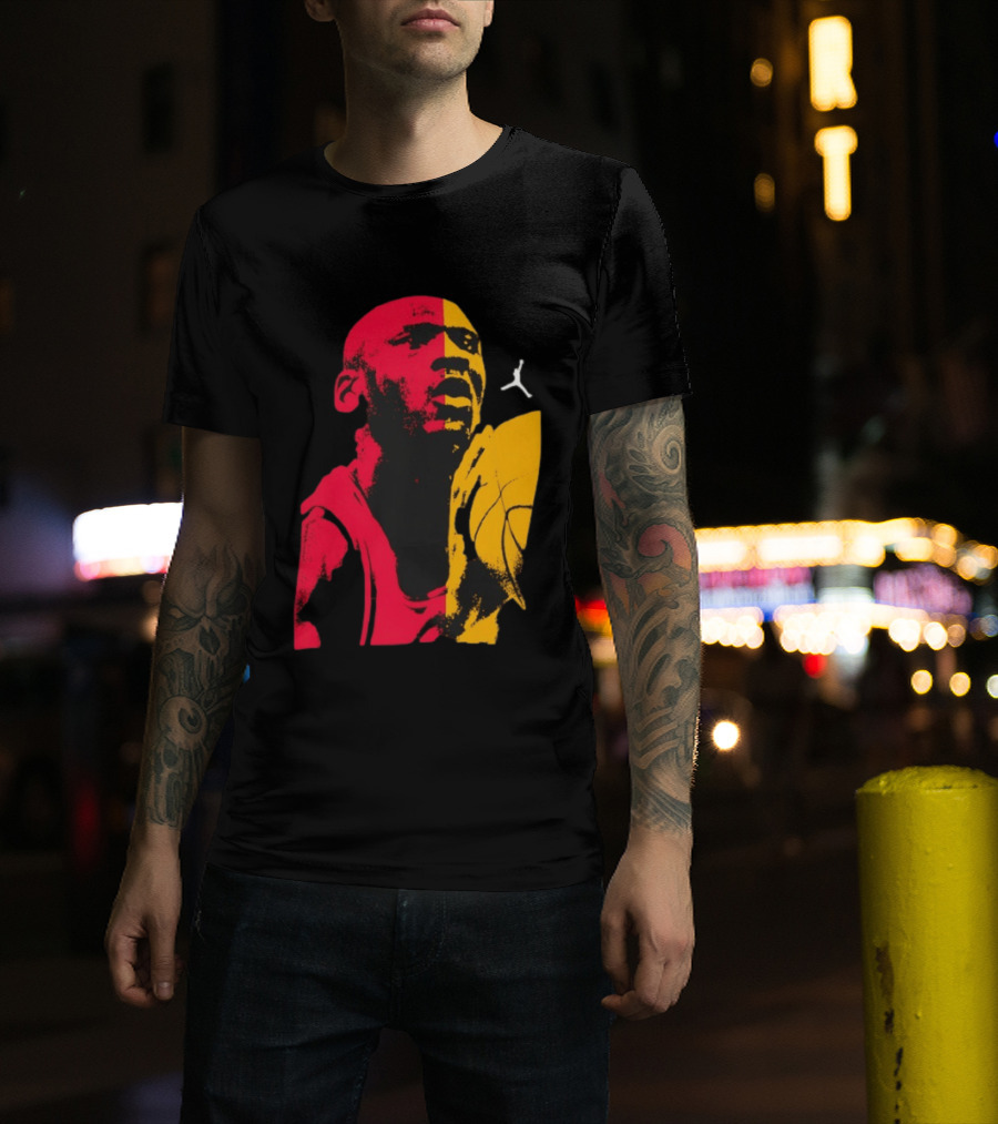 Michael Jordan 1985 Chicago Bulls Retro Basketball Legend T-Shirt