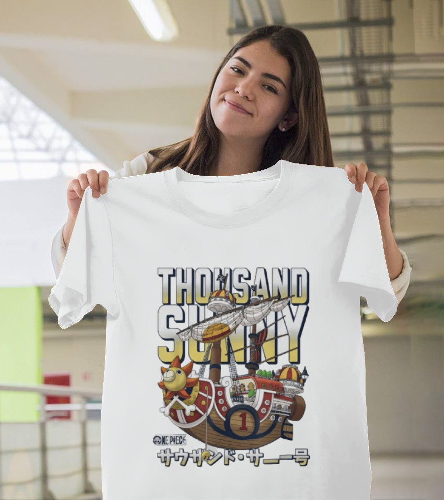One Piece Thousand Sunny Pirate Ship T-Shirt