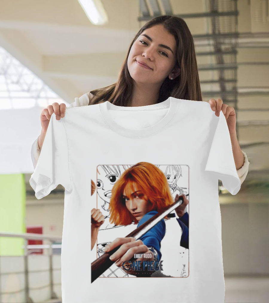 One Piece Live Action Emily Rudd As Nami Grand Line Adventure T-Shirt