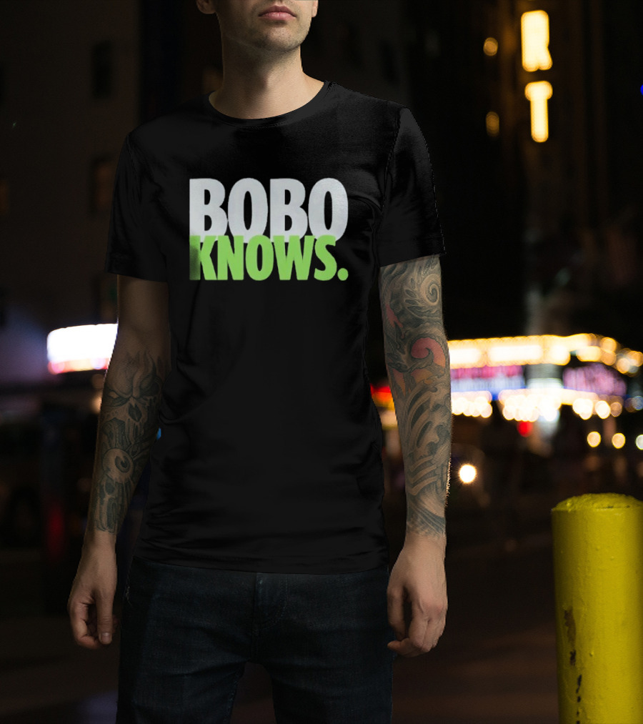 Bobo Knows Seattle Football Seahawks Fan Gear T-Shirt