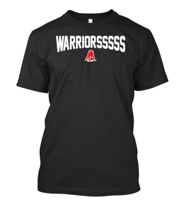 WARRIORSSSSS NE Patriot Red T-Shirt