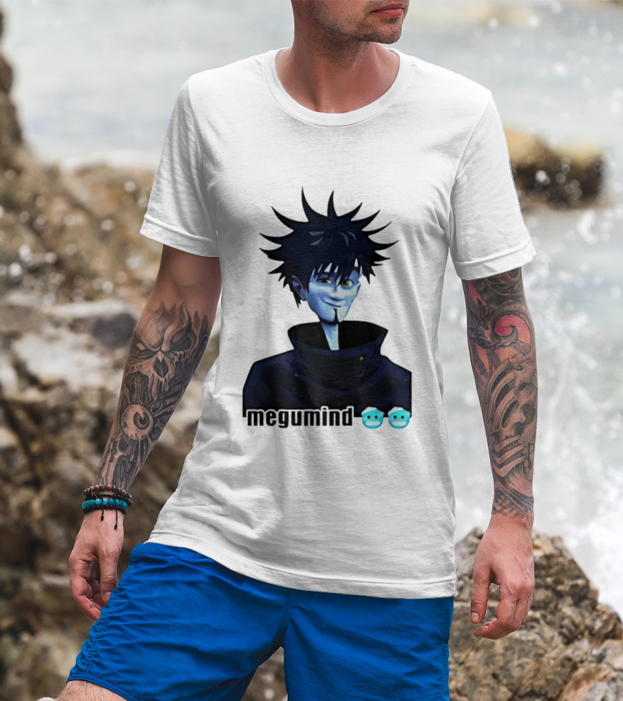 Megumind Fushiguro Megumi Jujutsu Kaisen Anime Bighead T-Shirt