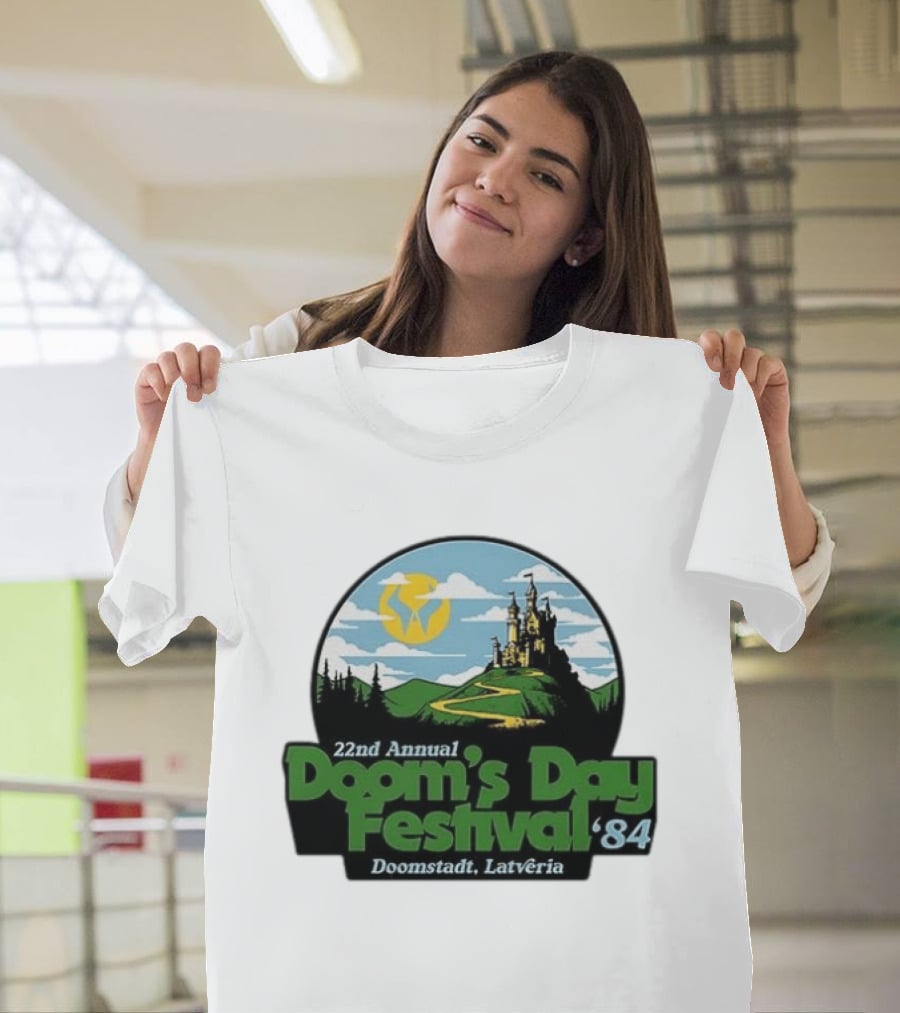 22nd Annual Doom's Day Festival '84 Doomstadt Latveria Event T-Shirt