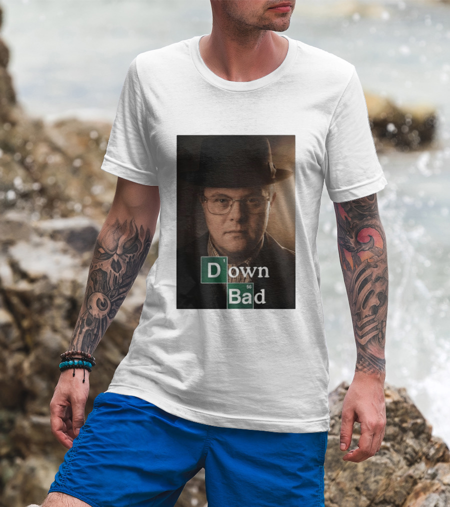 Down Bad Walter Chemistry Parody Breaking Series T-Shirt