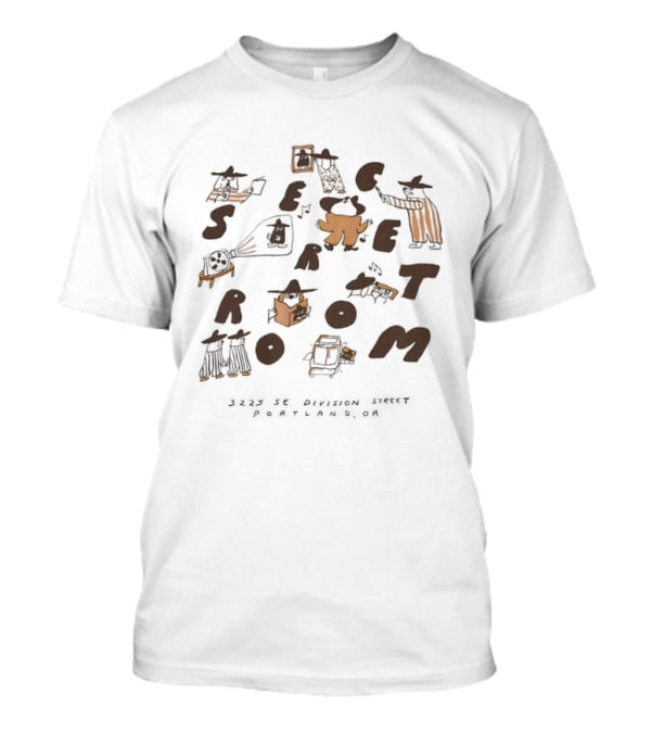 Secret Room Mikkeller Playful Characters And Letters T-Shirt