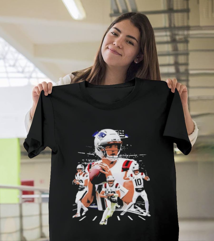 Drake Maye 2026 Highlights Football Quarterback Moments T-Shirt